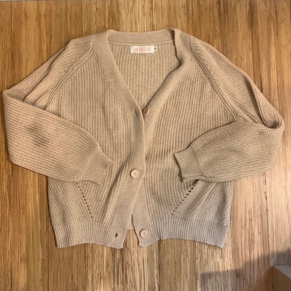 Tan Cardigan